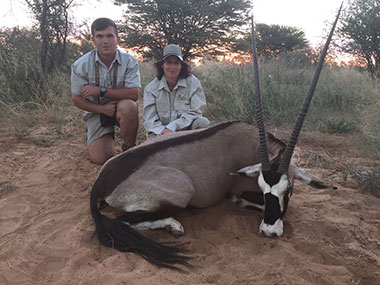 Hunting Gemsbuck in South Africa with Select Worldwide Hunting Safaris